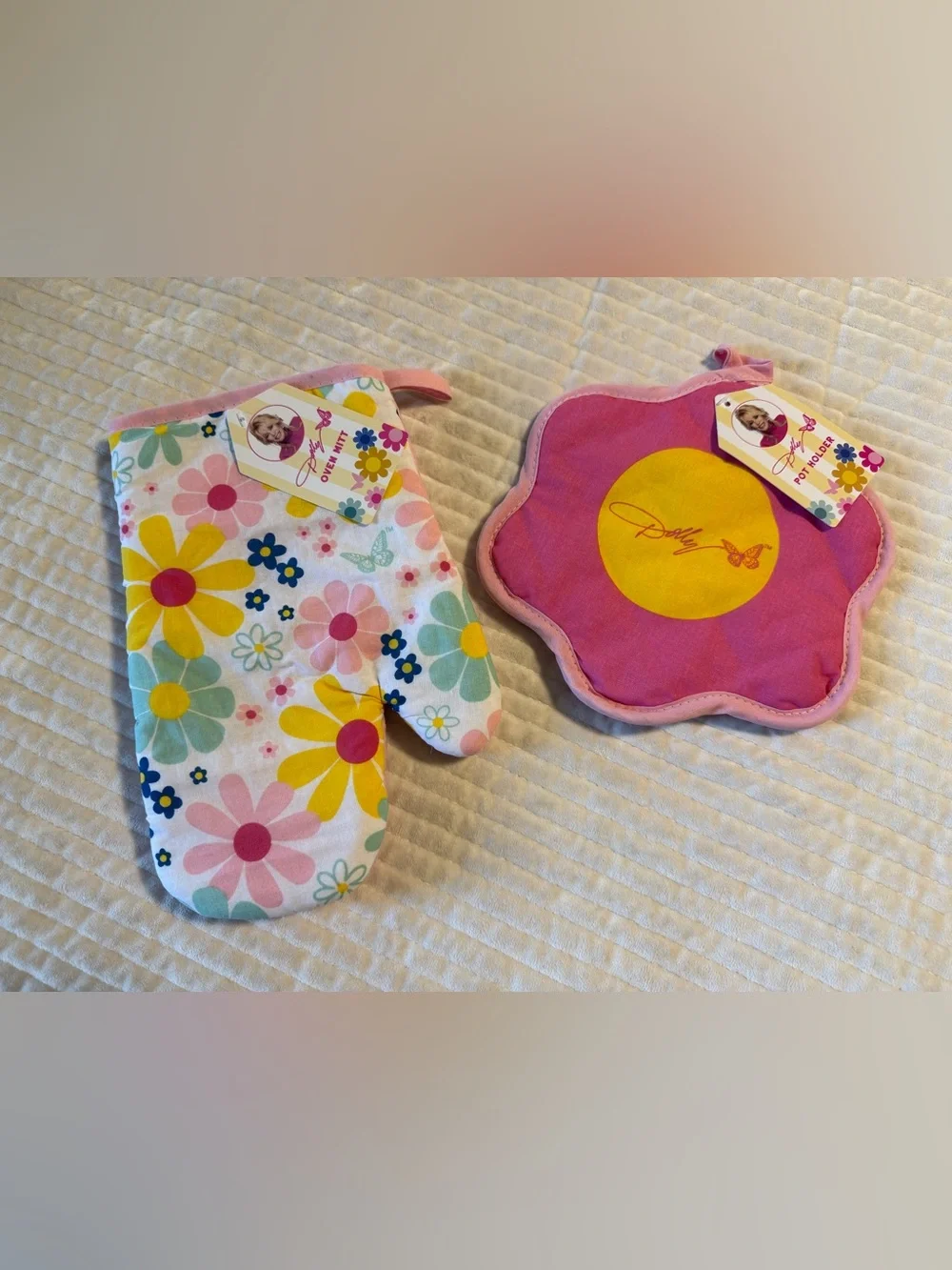 Pair of Dolly Parton Oven Mitts